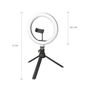 12-inch Professional LED Ring Light with Tripod Stand | 3 Color Temperature Modes | 10 Brightness Settings | Suitable for Photoshoot, Makeup, Videography