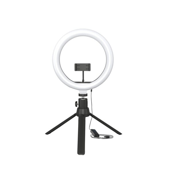 10-inch Ring Light with Tripod Stand | 3 Color Modes | 10 Brightness Settings | 360° Rotation | Suitable for Mobile Phones & Camera, YouTube, Photoshoot, Videography and More
