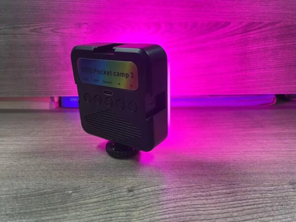 AY-83 RGB Portable Pocket Mobile Light Dimmable Panel Lamp | Video Light, Dimmable 3200K-6500K LED Fill Light for Computer, Tablet, Smartphone, DSLR Camera with Screen Clip - Image 4