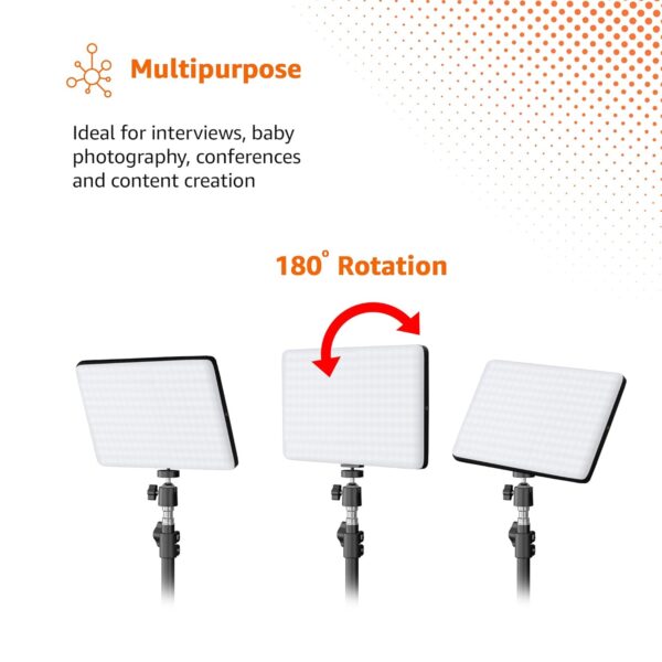 Studio Light with Stand | Studio Photography and Video Recording | 3000K - 6500K | Remote Control | 7ft Tripod Stand - Image 2