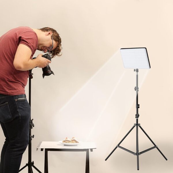 Studio Light with Stand | Studio Photography and Video Recording | 3000K - 6500K | Remote Control | 7ft Tripod Stand - Image 3